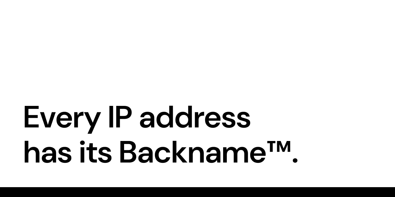 Backname preview